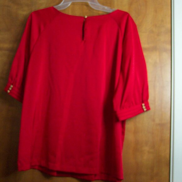 George Red Blouse - Picture 6 of 6